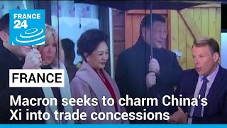 Macron seeks to charm Chinas Xi into trade concessions in Pyrenees jaunt • FRANCE 24 English [upl. by Peria]