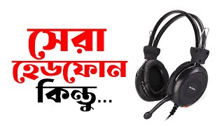 A4TECH HS30 35mm Headphone Unboxing Bangla Review  Digital BD [upl. by Zeke]