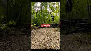 MASSIVE DROP FAIL asmrsounds bike mtb downhill bikelife [upl. by Ilujna219]