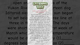 English Listening Test [upl. by Mallina]