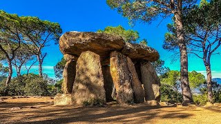 Dolmen Vallgorguina The dolmen of the Gentile stone Barcelona [upl. by Idnarb]