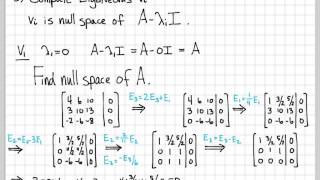 Eigenvalue and Eigenvector Computations Example [upl. by Shanda]