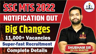 SSC MTS2023 2022 notification out Big changes🔥 Superfast Recruitment Complete Details [upl. by Nikita]