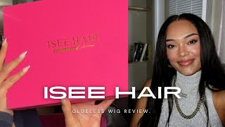 ISEE HAIR GLUELESS WIG REVIEW [upl. by Ennoira]