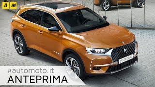 DS 7 Crossback la SUV di lusso francese sfida quotle tedeschequot  Anteprima [upl. by Niamert]