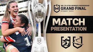 2024 NRLW Grand Final  PostMatch Presentation [upl. by Dine]