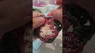 TUTORIAL QUADRADINHO DE CROCHÊ MOISACO l MOSAIC GRANNY SQUARE croche crochet grannysquare [upl. by Anattar]