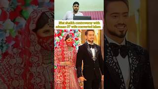 Iffat shaikh controversy with adnaan 07 wife converted islam vairalvideo shortvideo adnan07 [upl. by Aikemat303]