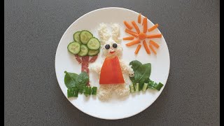 Зайка Hare KIDS FOOD ART [upl. by Goddord]