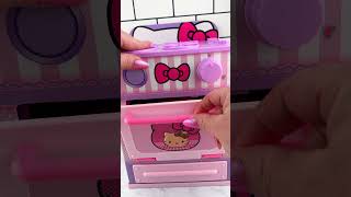 Cookeez Makery Hello Kitty Oven amp Toasty Treatz Toaster Opening Satisfying Video ASMR asmr [upl. by Oech]