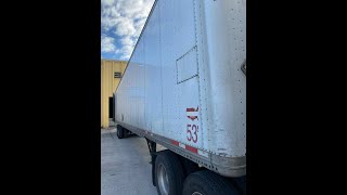 Dry Van Trailer 53 ft swing doors for sale [upl. by Rois]