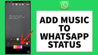 How To Add Music To WhatsApp Status 2023 New Update [upl. by Earley]