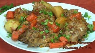 Fricase de Pavo  Turkey Fricassee CubaPuerto Rico [upl. by Marietta619]