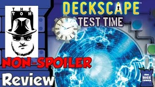 Deckscape Test Time Review  with Tom Vasel [upl. by Noroj119]