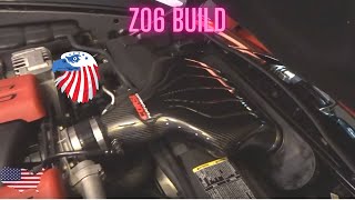 Corsa Cold Air Intake Install C6 Z06 [upl. by Nolahc]