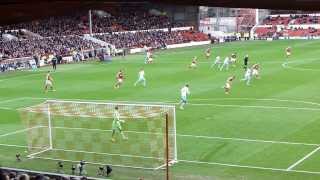 Nottingham Forest vs West Ham FA Cup 3rd round we lose every week chant 512014 [upl. by Mast]