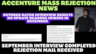 Accenture rejection news Accenture onboarding interview results news [upl. by Ava248]