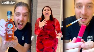 The Worlds Hottest Chilli in Mums Lipstick Prank 🤣🌶️ [upl. by Cressler]