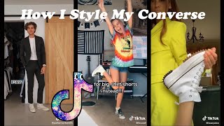 How I Style My Converse  Tiktok Compilation [upl. by Shanon]