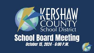 Kershaw County School Board Meeting [upl. by Clapper128]