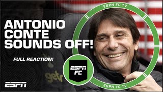 SPURSY 😱 FULL REACTION to Antonio Conte’s press conference  ESPN FC [upl. by Oneill343]