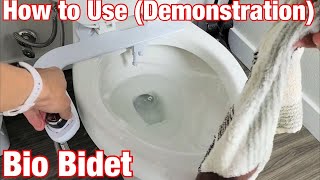 Bio Bidet How to Use with Demonstration [upl. by Nnylirak]