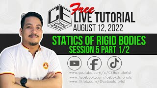 STATICS OF RIGID BODIES SESSION 5 PART 12 [upl. by Snowber]