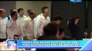 PNoy Visits Cebu to Commemorate EDSA Revolution [upl. by Ayojal]