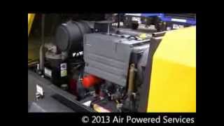 Ingersoll Rand P130 Portable Diesel Compressor available from Air Powered Services [upl. by Seligman884]