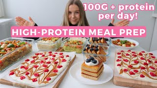 Healthy amp High protein Meal Prep Recipes  100G protein per day [upl. by Taro]