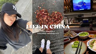 LIFE IN CHINA Solo Traveling through Wenzhou City  Enjoying Solo Dinners 🇨🇳 [upl. by Mcallister73]