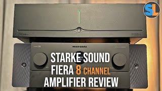 Upgrade Your AVR Starke Sound Fiera 8 Channel Home Theater Amplifier Review w Marantz Cinema 50 [upl. by Jacques]