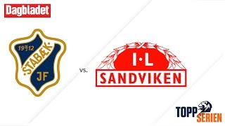 Stabæk  Sandviken Toppserien 2017 6 runde [upl. by Ahsinyd197]