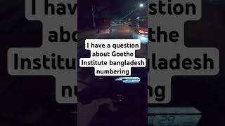 I have a question about Goethe Institute bangladesh numbering goethezertifikat goetheinstitut [upl. by Svirad]