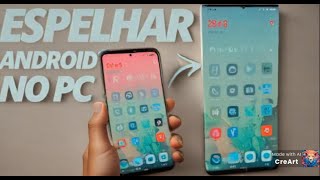 Como espelhar a tela do celular Android no PC [upl. by Ahsiena156]