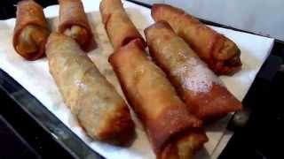 przepis na Wietnamskie Sajgonki po Polsku how to make a Polish version of Vietnamese spring rolls [upl. by Eimmas274]