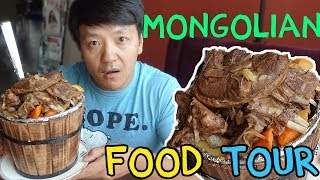 TRADITIONAL Mongolian Food Guide in Ulaanbaatar Mongolia [upl. by Abita]