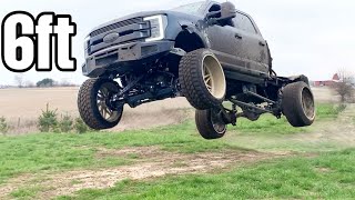 HARDCORE JUMPING the AnyLevel F350 [upl. by Ayerhs]