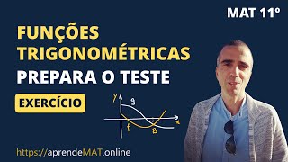 TRIGONOMETRIA 11º Como determinar o período e o contradomínio de uma função seno Exercício de teste [upl. by Stag]