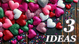 3 IDEAS ❤ Easy and Creative Ideas for Valentines Day ❤ DIY ❤ Valentines Day Card [upl. by Hornstein]