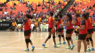 Pacific Games 2015 D14 VOLLEYBALL F A1 vs B2 [upl. by Oika640]