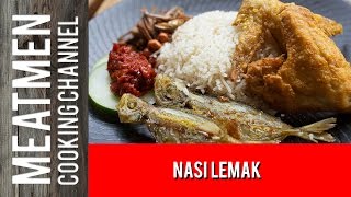 Nasi Lemak with Sambal Recipe  椰浆饭 [upl. by Felizio]