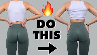 GET HOURGLASS FIGURE WITH THIS WORKOUT ROUTINE  Tiny Waist Round Booty And Curvy Hips  At Home [upl. by Allehc]