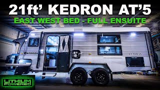 KEDRON® AT5  AIRBAG  LITHIUM POWERED  21ft OFFROAD CARAVAN [upl. by Oiratnom]