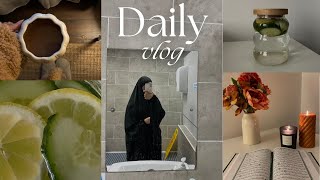 Waking up at 5am  tahajjud muslimah productive days jummah vlog primark autumn haul [upl. by Aidne]