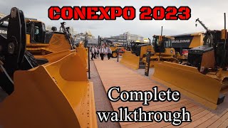 2023 Conexpo show in Las Vegas complete full walkthrough This place is huge with cool equipment [upl. by Nyrac]