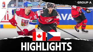 Highlights  Canada vs Czechia  2024 MensWorlds [upl. by Lechner]