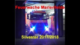 SilvesterZusammenschnitt 20172018 ► Berliner Feuerwehr  FW 4700  Marienfelde [upl. by Adnihc462]