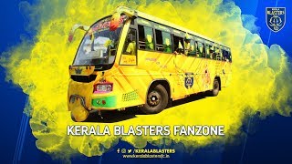 Kerala Blasters fans travel in style  Manjappada [upl. by Elbon796]