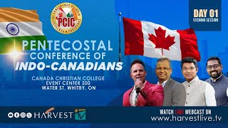 PENTECOSTAL CONFERENCE OF INDOCANADIANS  2024  DAY 01  EVENING SESSION  HARVEST TV [upl. by Laith761]